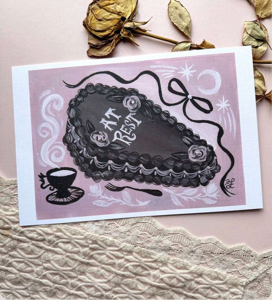 The Sweetest Death 9x6 Art Print by Olivia Faust