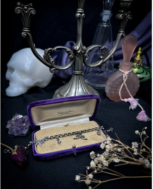 Macabre daydreams charm bracelet