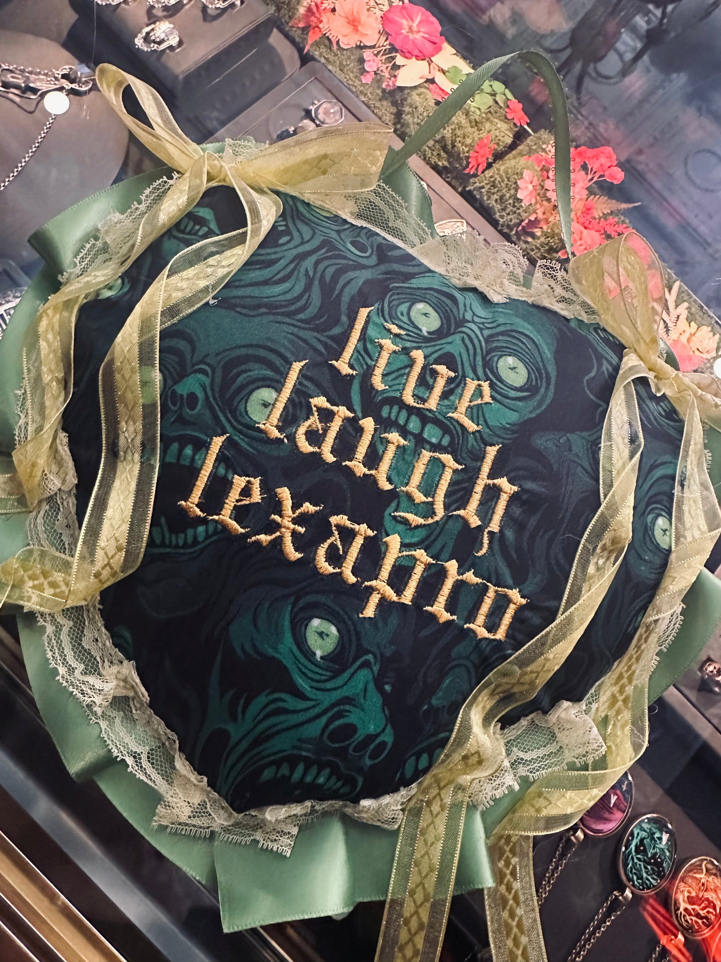 Live, Laugh, Lexapro Wall Heart by Dirty Pillows