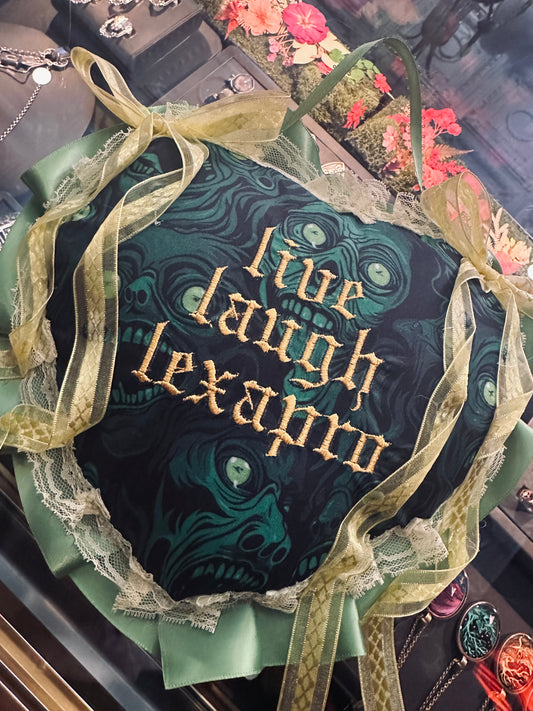 Live, Laugh, Lexapro Wall Heart by Dirty Pillows