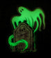 Ghost Grave Glow in the Dark Sticker by Salem Artist Dana Glover