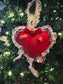 Handmade Heart Ornaments by Dirty Pillows