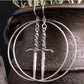 Ritual Dagger Hoop Earrings - Large