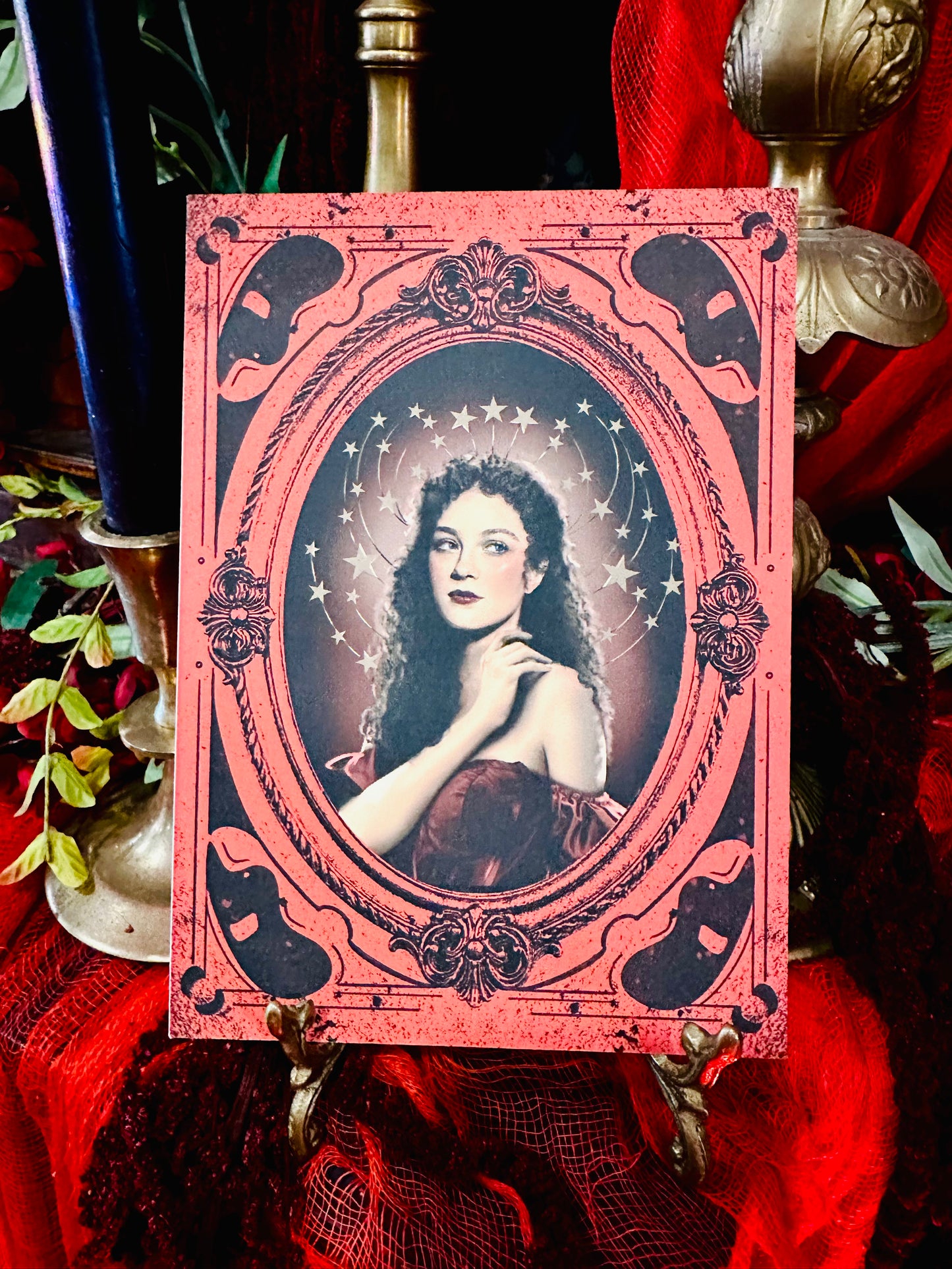 Christine Daaé ~ Phantom of the Opera Framable Card by Wonder Witch