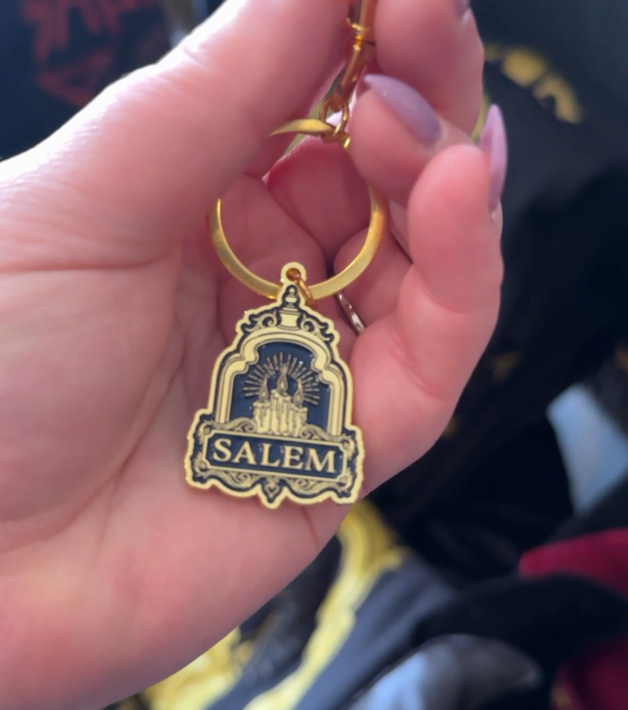The Nocturne Salem Lantern Keychain