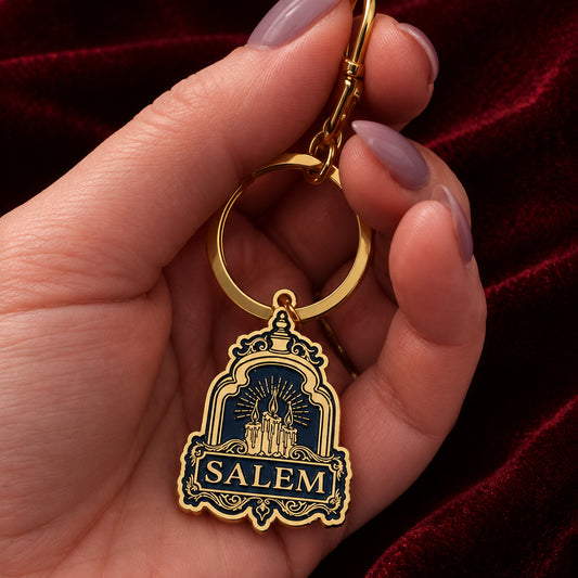 The Nocturne Salem Lantern Keychain