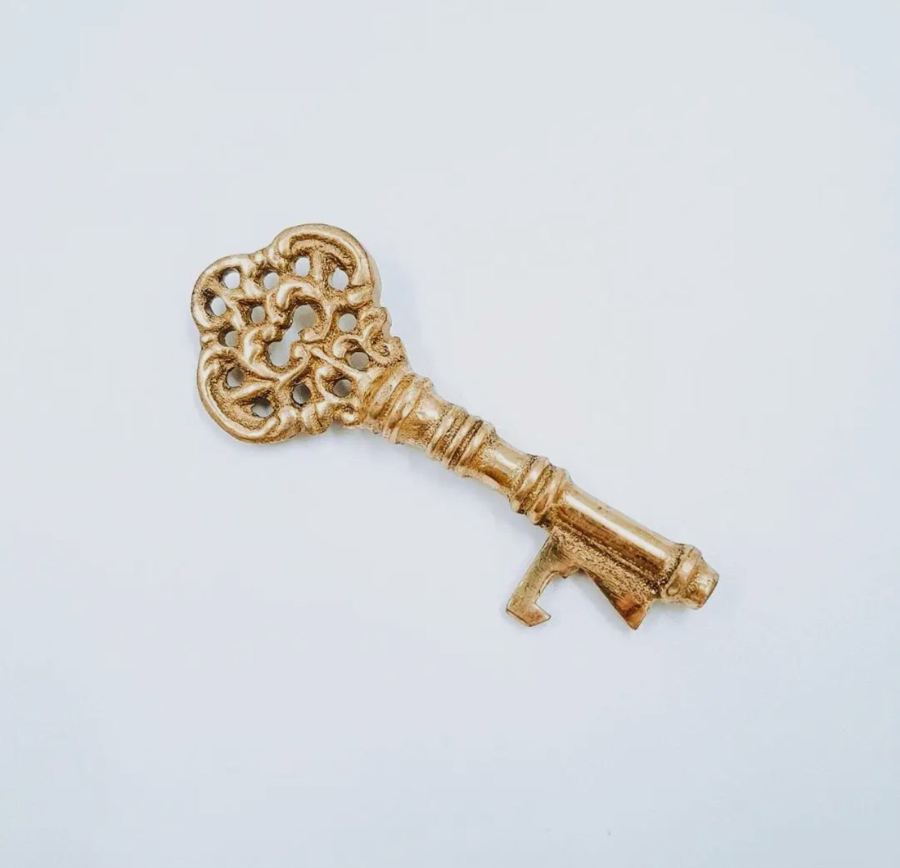Brass antique key bottle opener
