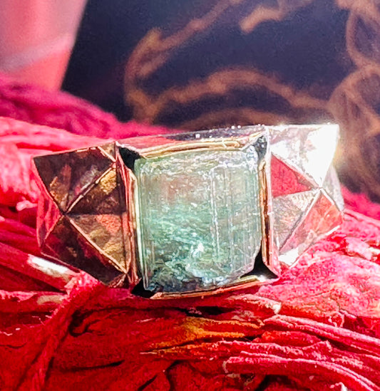 Tourmaline and Bronze Ring by Julian the 2nd