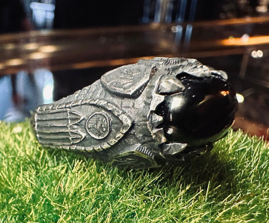 Crypt of Kings Onyx Ring In Sterling Silver by Julian the 2nd