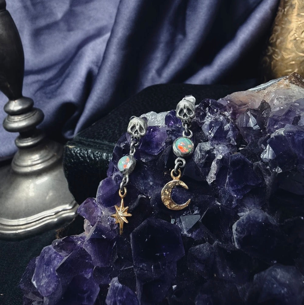 Dark & Dreamy Earrings by Uneven Creations x Olivia Faust