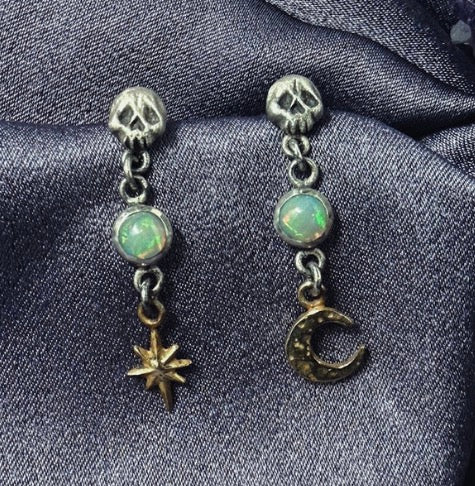 Dark & Dreamy Earrings by Uneven Creations x Olivia Faust