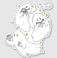 Shop the Collection - Still Dead Art Stickers by Salem Artist Melanie Christopher