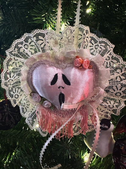 Handmade Heart Ornaments by Dirty Pillows