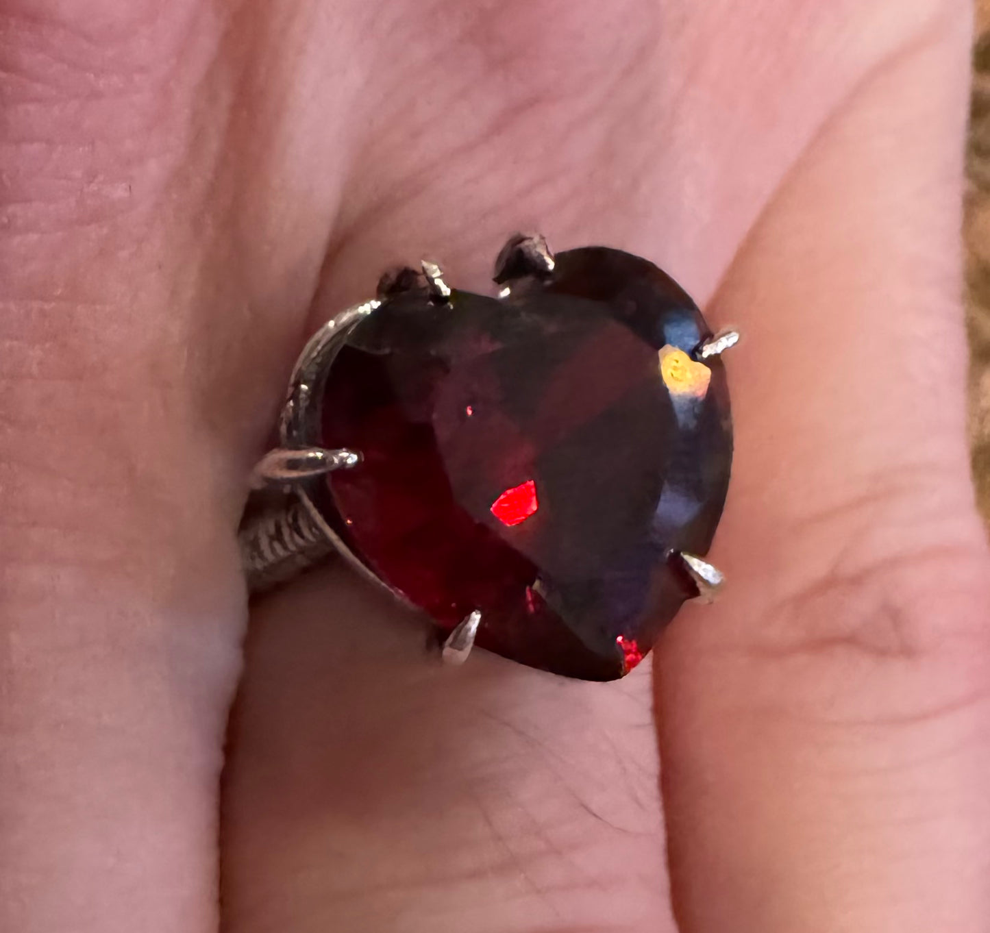 Love Bites Red Heart Ring