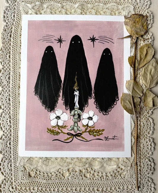 The Ghosts I’ve Made Along the Way 8.5x11 Art Print by Olivia Faust