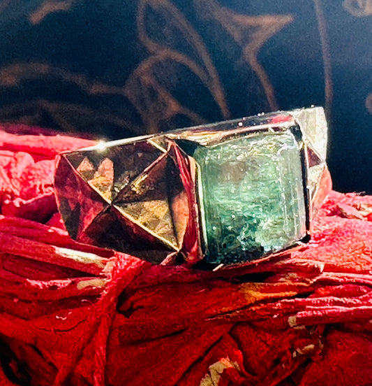 Tourmaline and Bronze Ring by Julian the 2nd