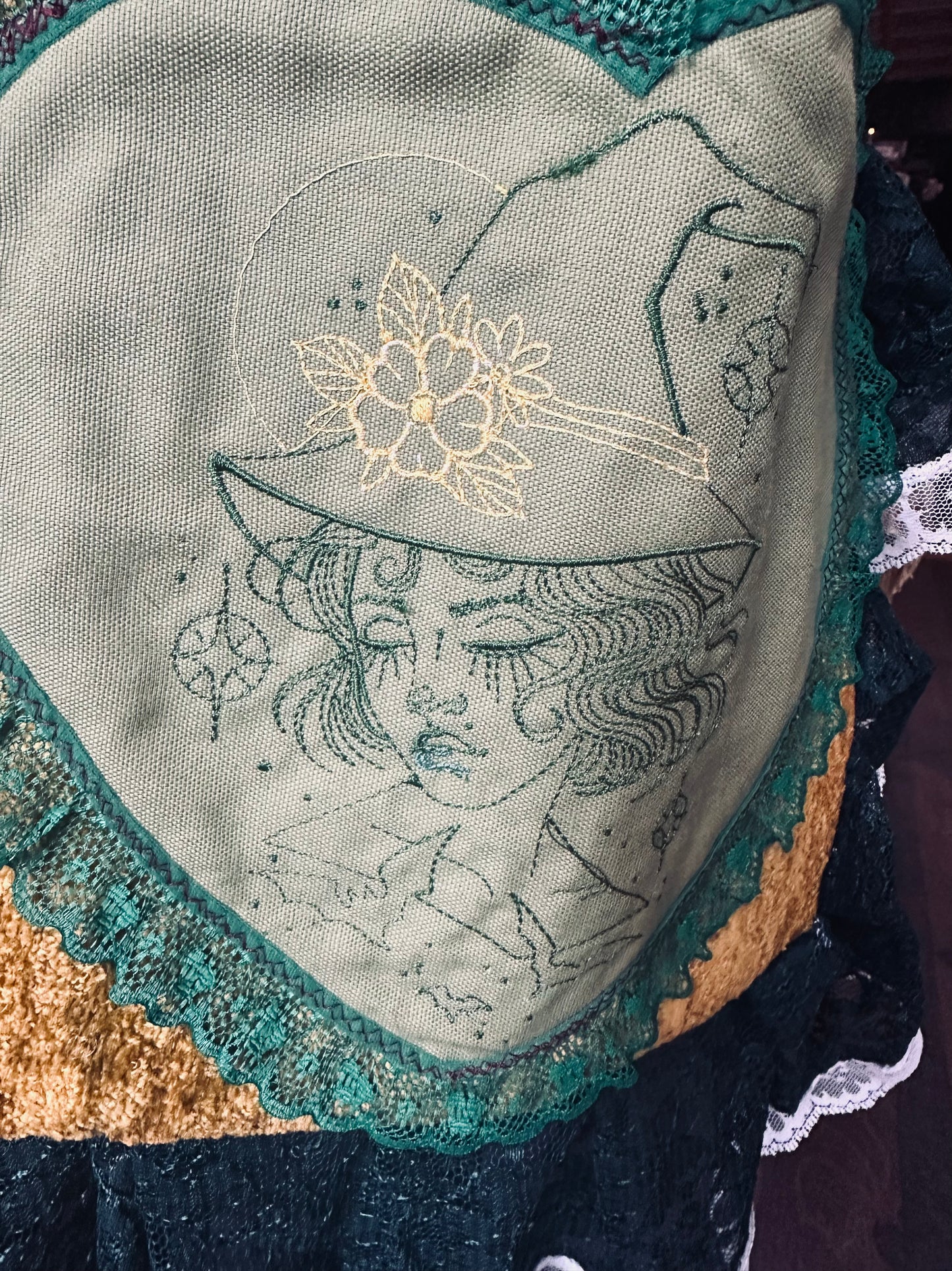 Swamp Witch Tote by Dirty Pillows