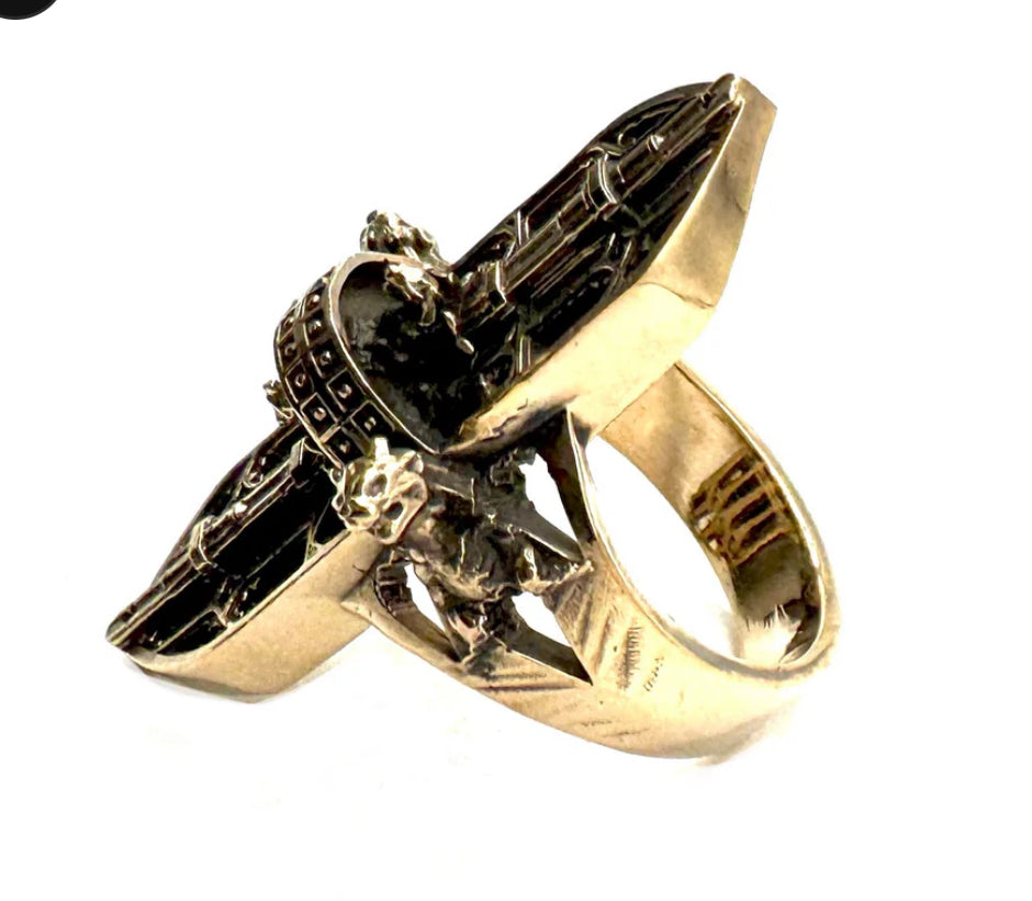 As Above So Below Bronze Ring by Julian the 2nd