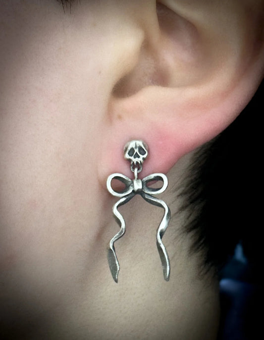 Death by Ribbons Earrings by Uneven Creations x Olivia Faust