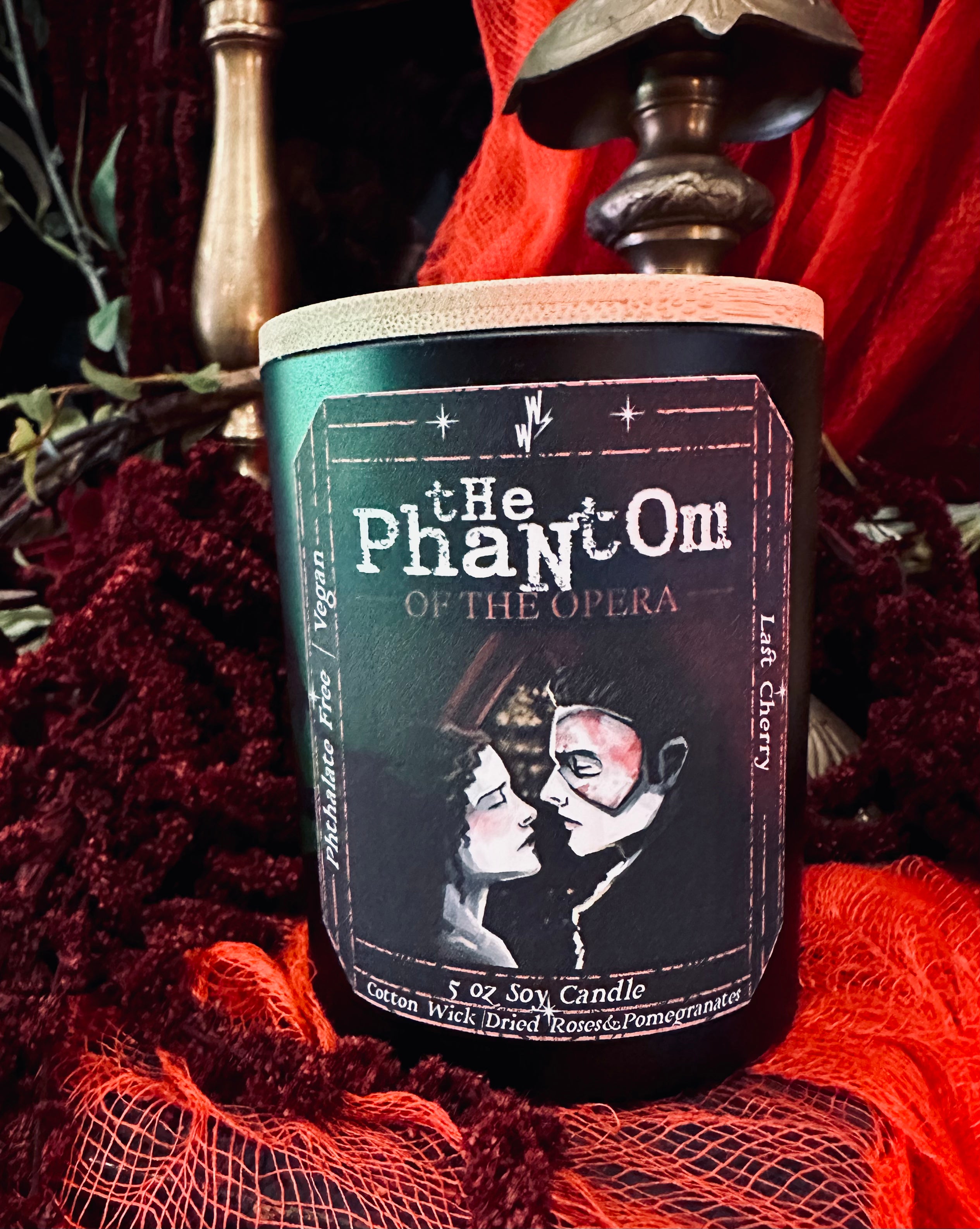 The Phantom of the Opera ~ MCR ~ 5oz Soy Candle by Wonder Witch