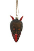 Glass Krampus Head Ornament