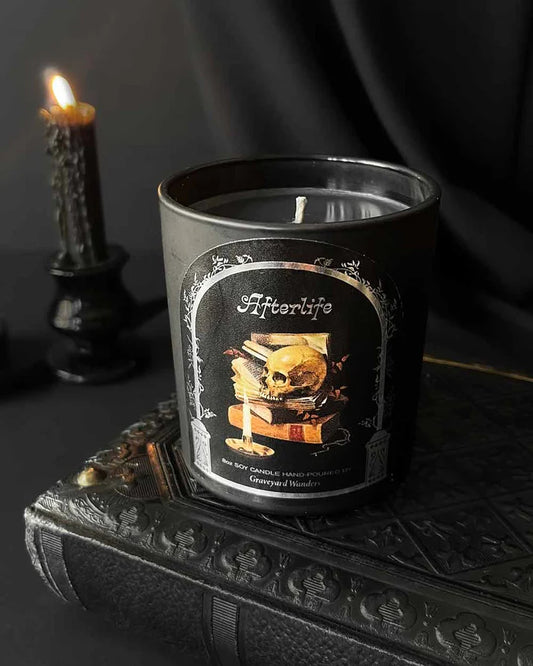 Afterlife ~ 55 Hour Container Candle by Graveyard Wanders (Campfire & Chocolate)