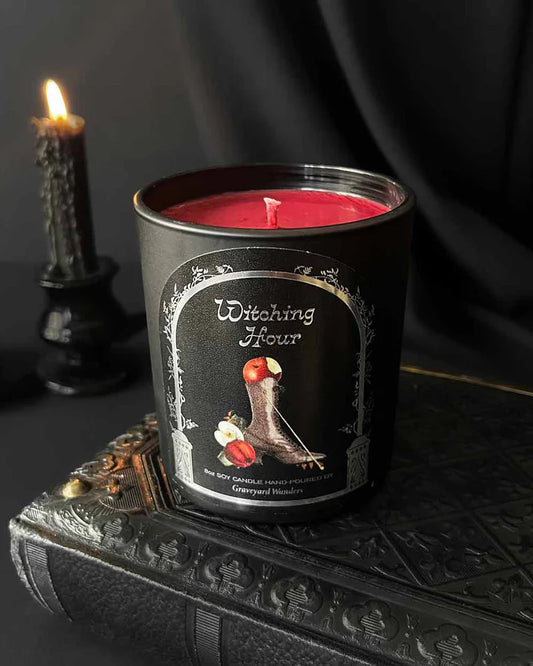 Witching Hour ~ 55 Hour Container Candle by Graveyard Wanders (Apple Cider & Spice)