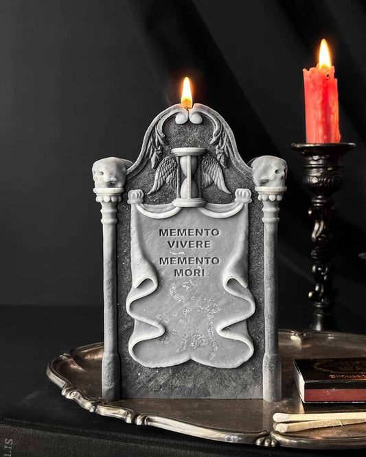 Memento Mori Candle by Graveyard Wanders
