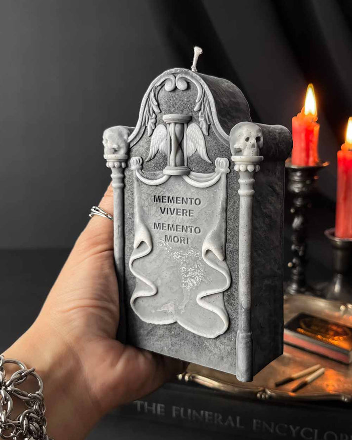 Memento Mori Candle by Graveyard Wanders