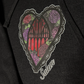Dark Grey Salem Heart Hoodie by XO Ash