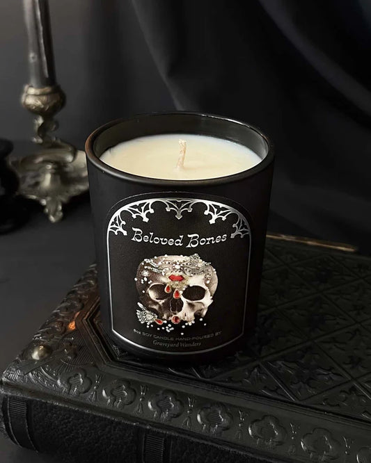 Beloved Bones ~55 Hour Candle by Graveyard Wanders