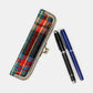 Tartan Stewart Black Duo Pen Case