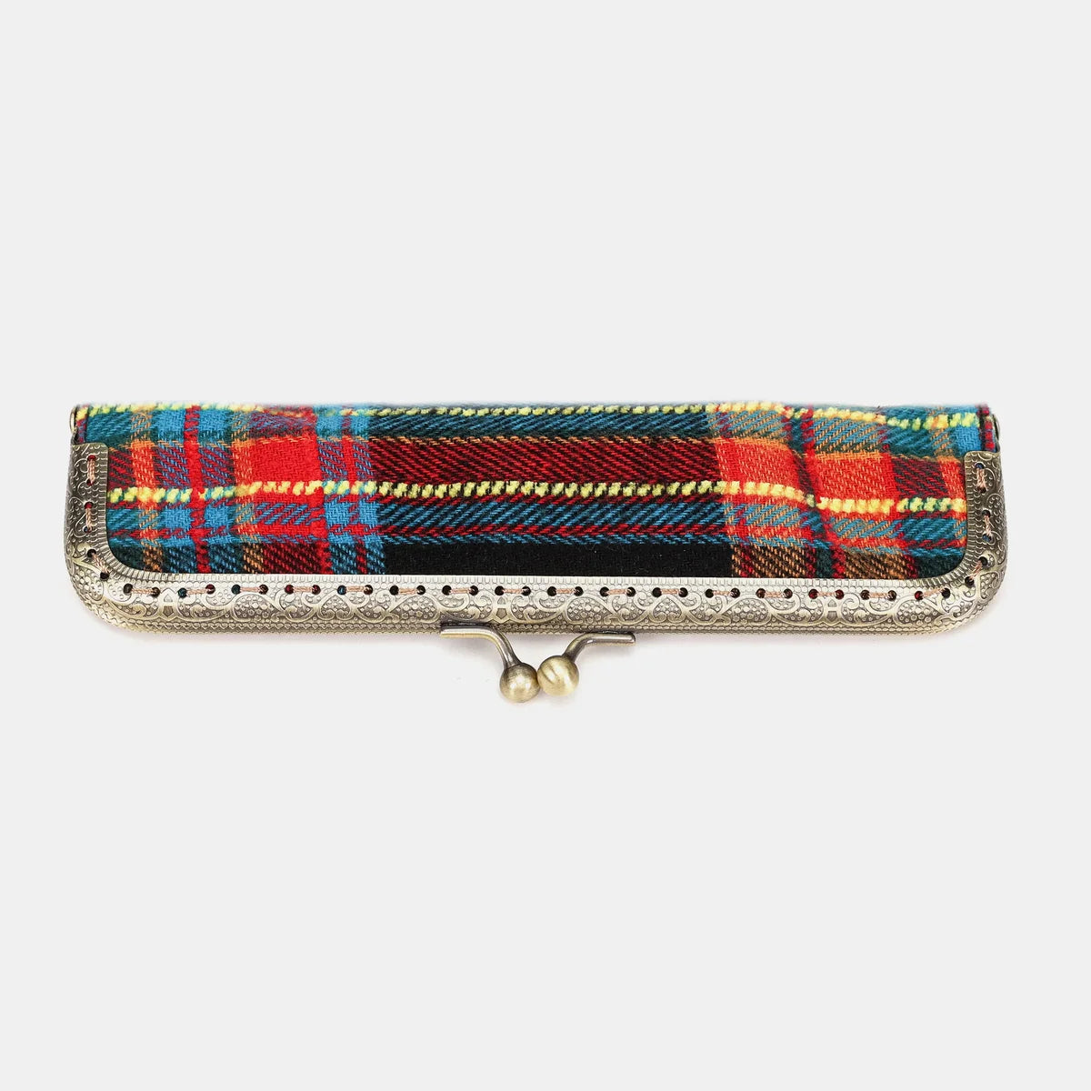 Tartan Stewart Black Duo Pen Case