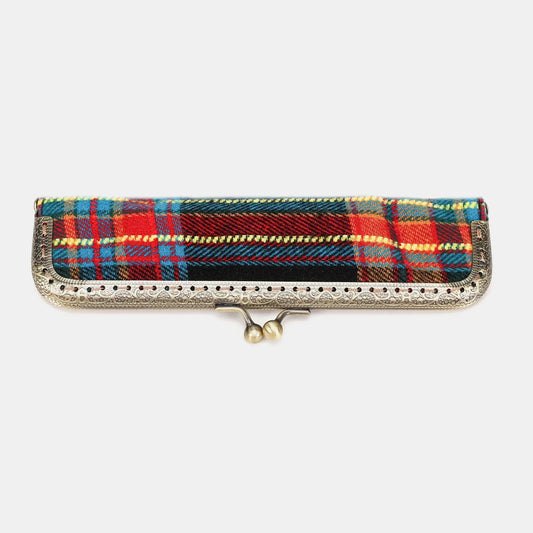 Tartan Stewart Black Duo Pen Case