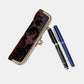 Burnout Velvet Revival Sephia Duo Pen Case