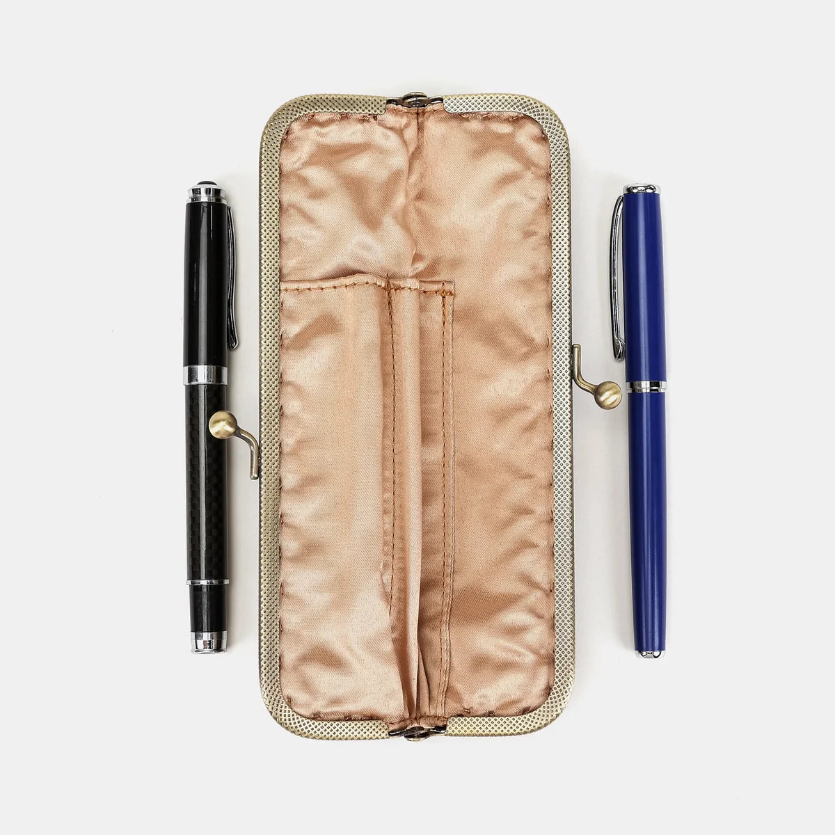 Vintage Scroll Black/Green Duo Pen Case