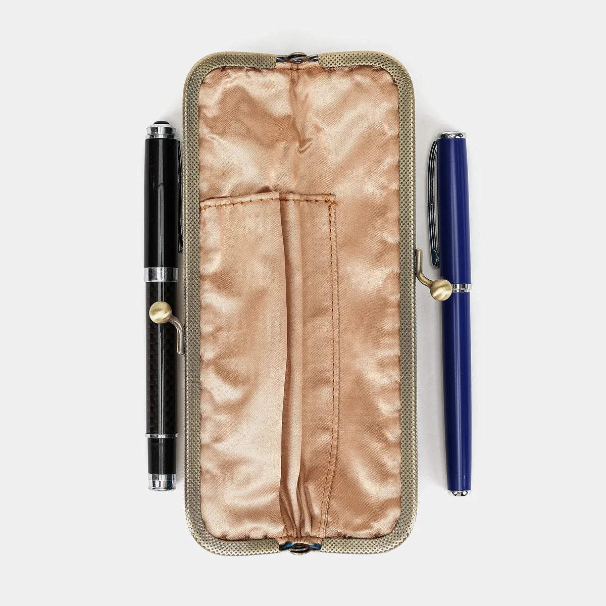 Burnout Velvet Revival Aqua Duo Pen Case
