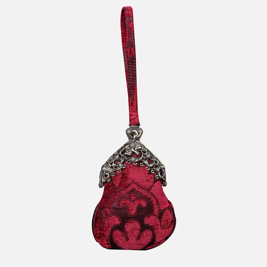 Queen Wine Chatelaine Purse Wristlet Bag