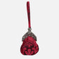 Queen Wine Chatelaine Purse Wristlet Bag