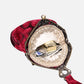 Queen Wine Chatelaine Purse Wristlet Bag