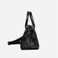 Victorian Blossom Black/Black Carpet Satchel