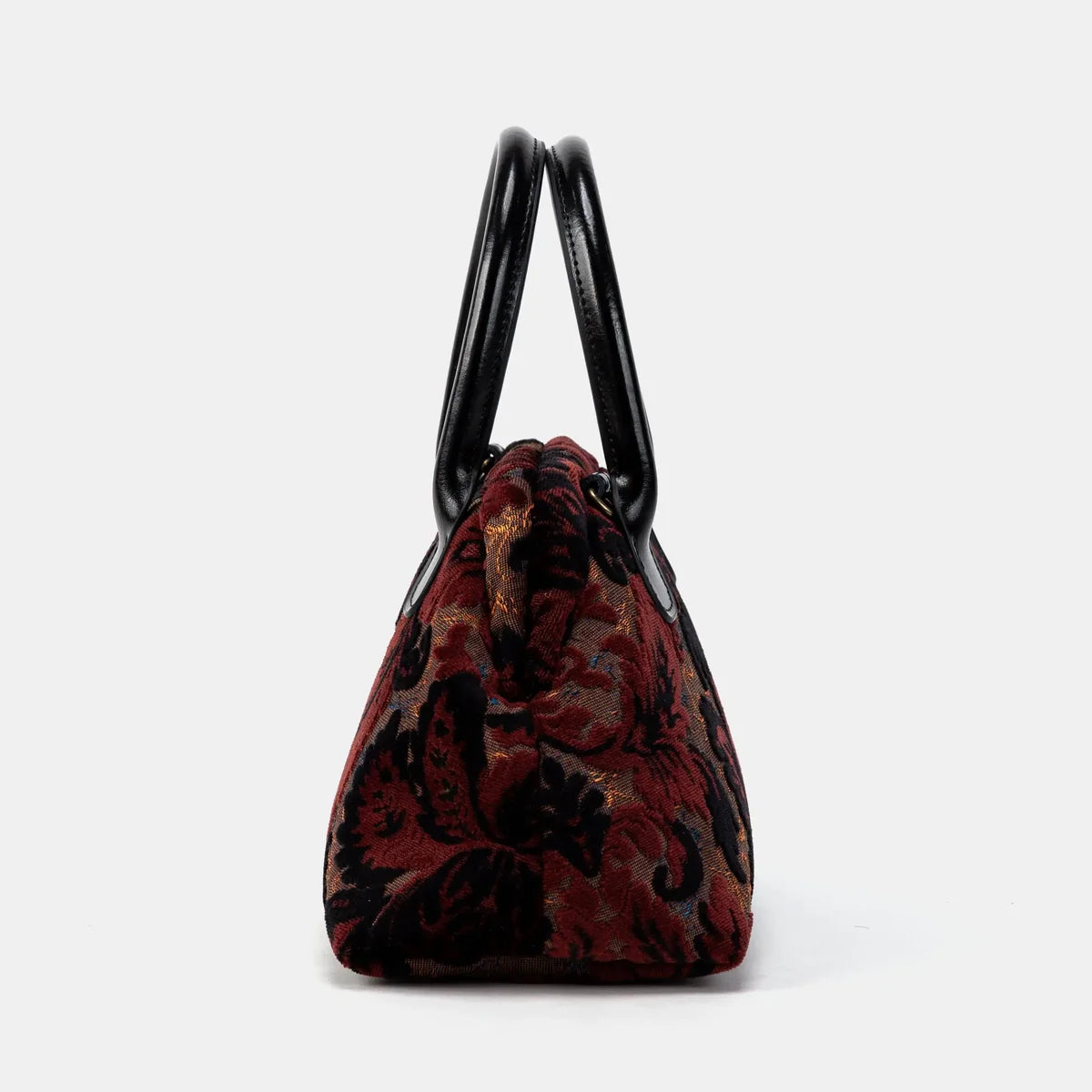 Burnout Velvet Revival Sephia Carpet Satchel