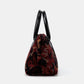 Burnout Velvet Revival Sephia Carpet Satchel