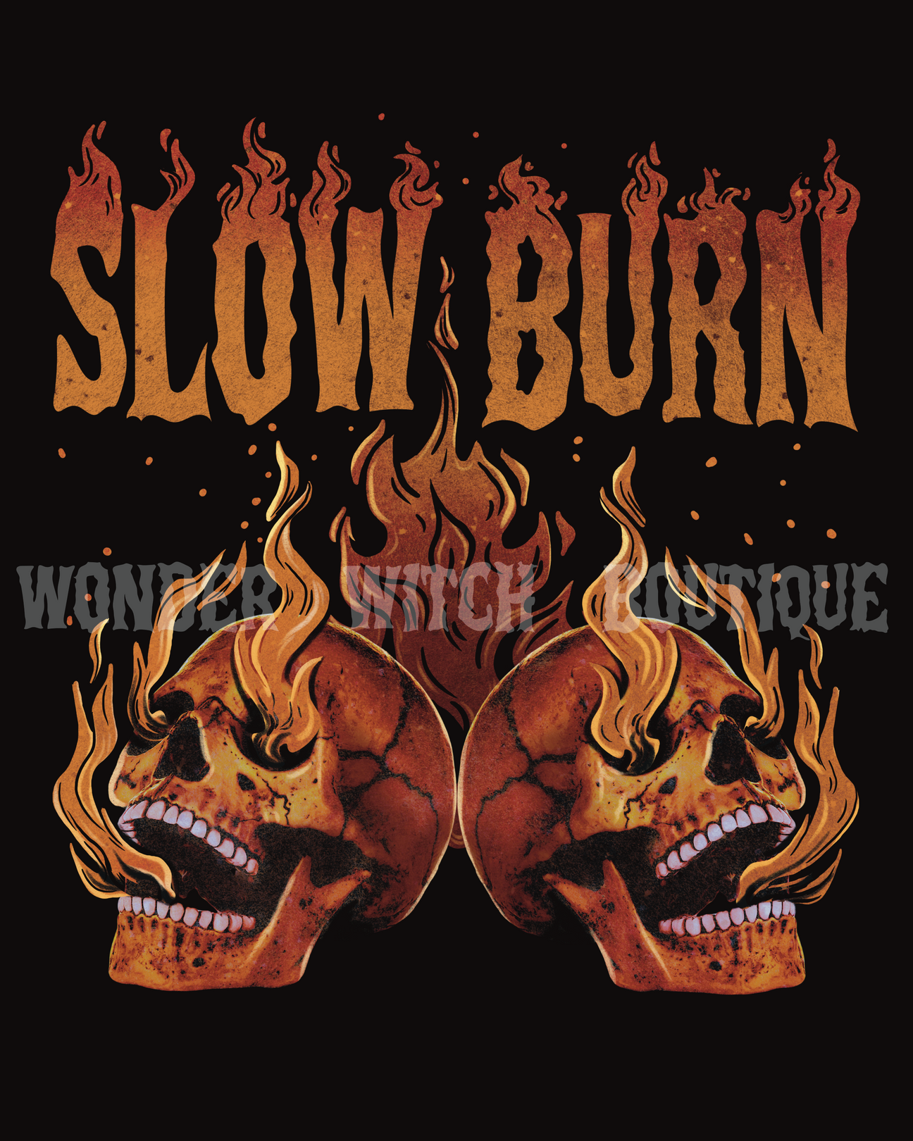 Slow Burn Romance Band Tshirt by Wonder Witch Boutique