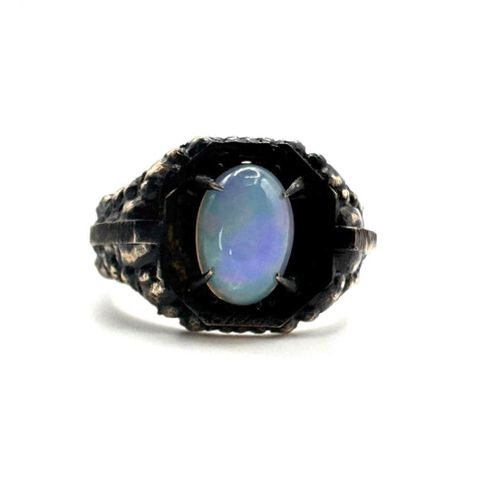 Crypt Ring With Opal in Bronze by Julian the 2nd