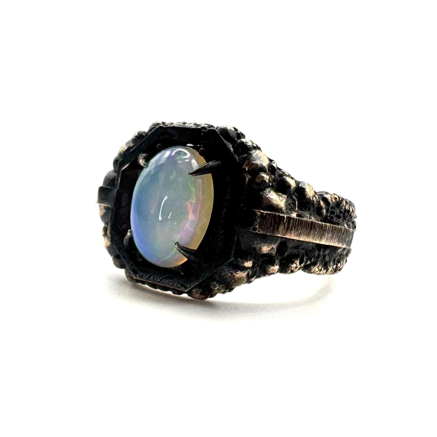 Crypt Ring With Opal in Bronze by Julian the 2nd