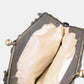 VINTAGE SCROLL BLACK/Gold CHATELAINE PURSE LARGE