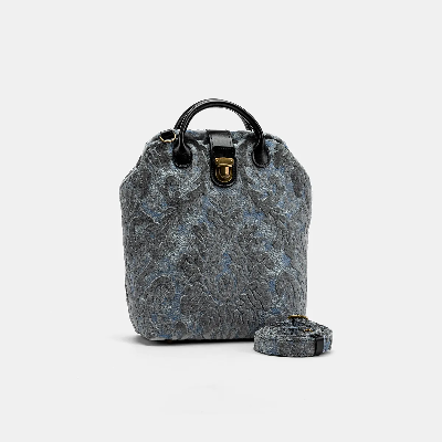 BURNOUT VELVET STEEL BLUE EVERYDAY BACKPACK