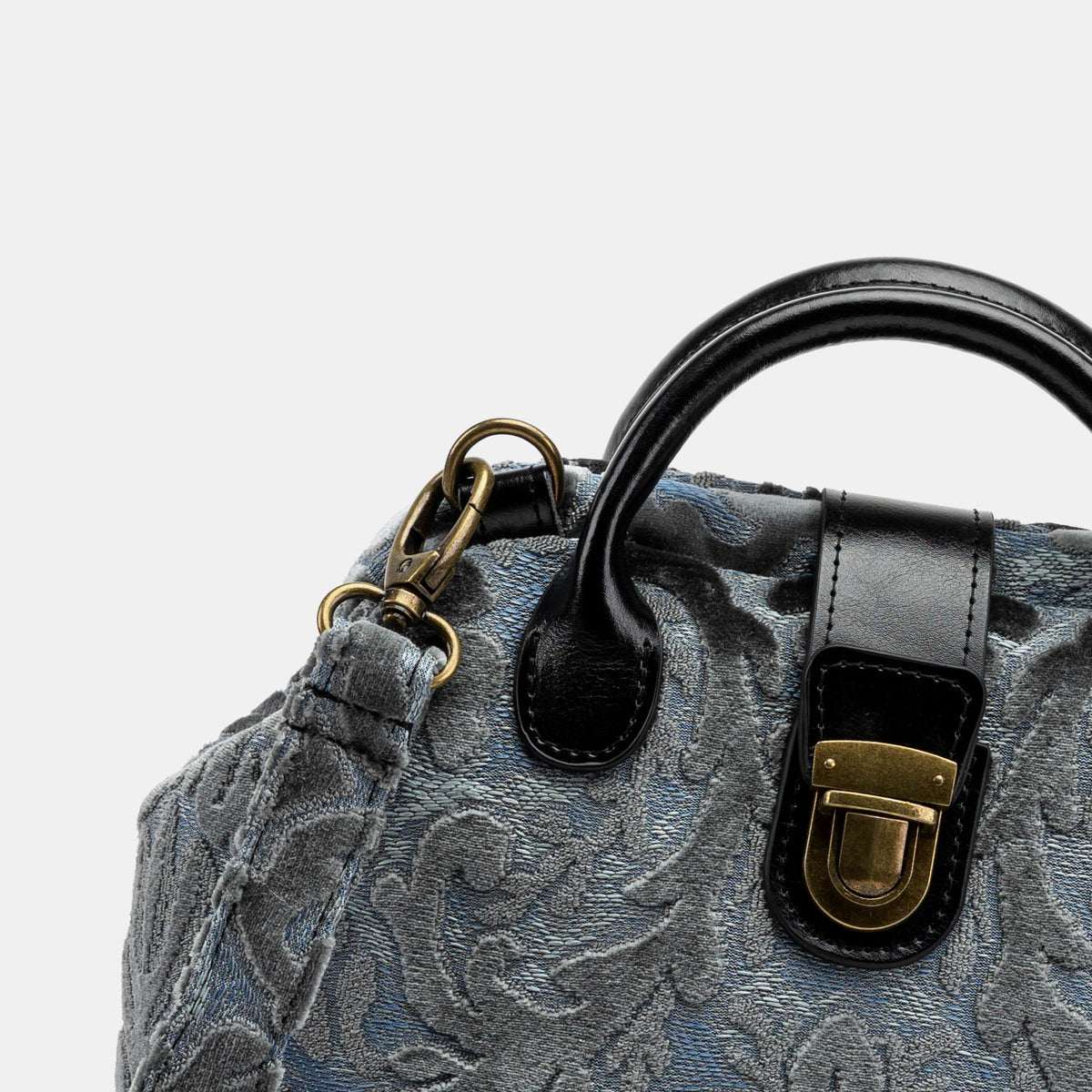 Burnout Velvet Steel Blue Everyday Carpet Backpack