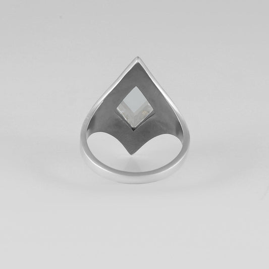 Crystal Cavern Quartz Ring in Sterling Silver by Acid Queen